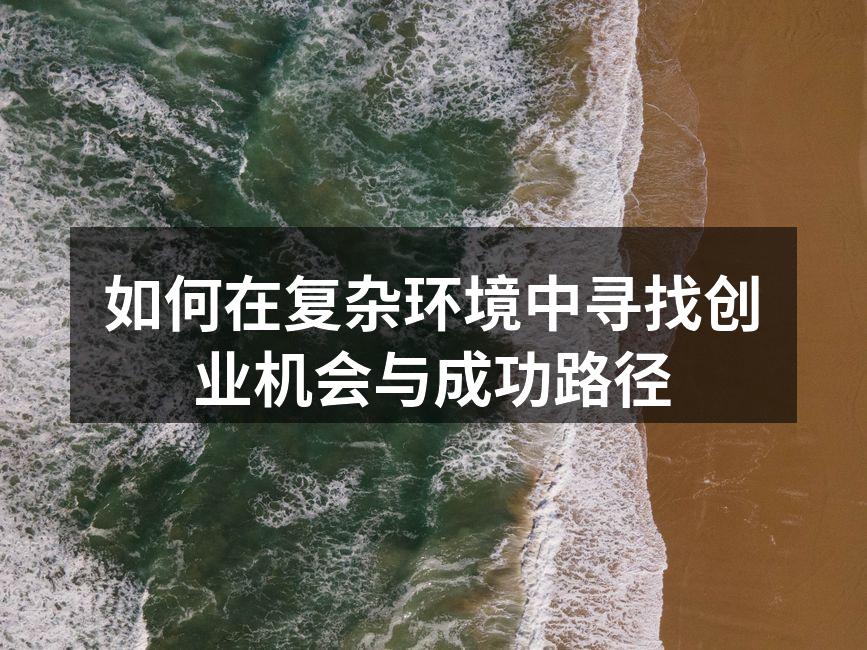 如何在复杂环境中寻找创业机会与成功路径